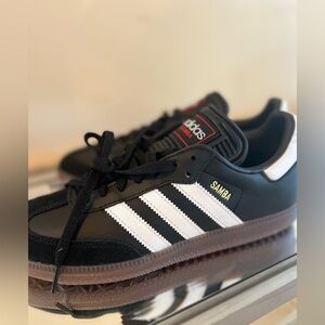 Adidas Samba Black Sneakers with White Stripes